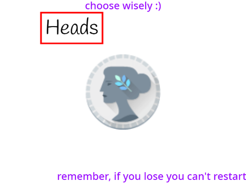 Permadeath Coin Flip
