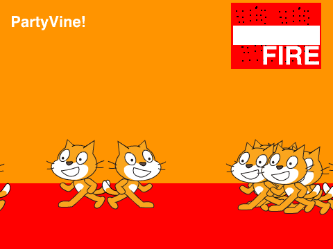 The fire alarm plays music // The PartyVine! //