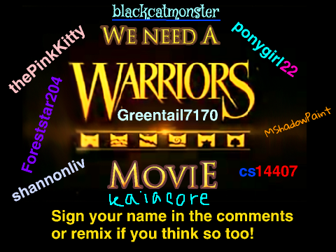 WE NEED A WARRIORS MOVIE! REMIX remix remix remix remix