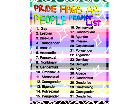 PRIDE MONTH DRAWING CHALLENGE!
