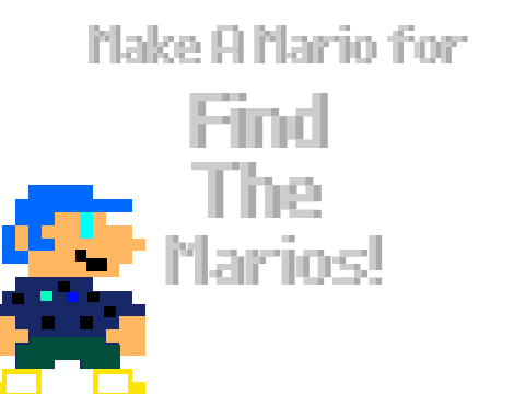 Make a Mario for find the Marios remix
