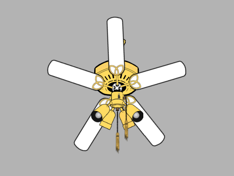 Edwin's Fans.Co first fan ceiling fan (white)