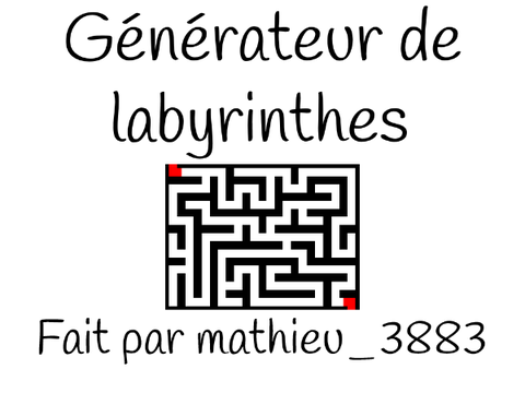 Générateur de labyrinthes