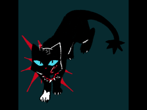 murder cat art B3