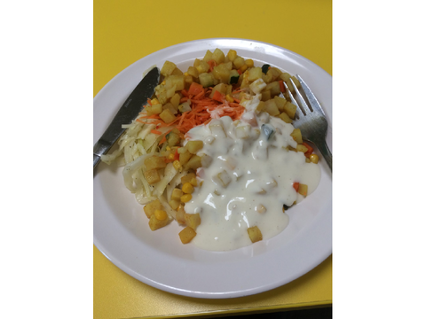 in memory of meta's last normal school lunch