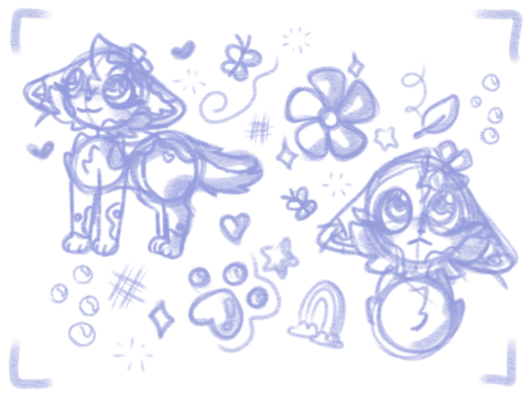 sketch page! ♡