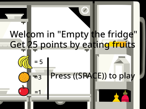 " Empty the fridge "