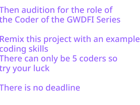 Coder Auditions