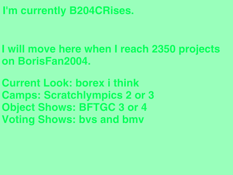 I'm Currently B204CRises