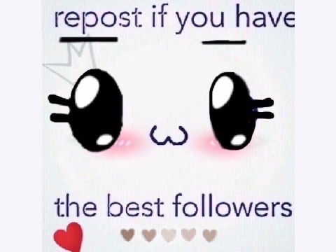 My followers are really and truly the best ever! remix