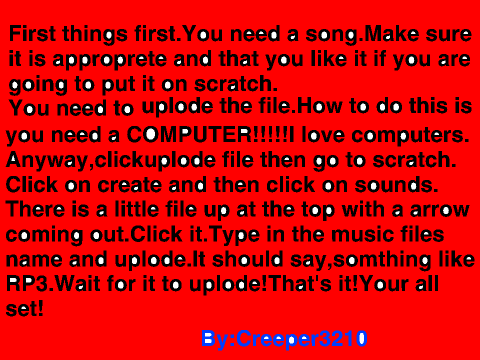 Music:How to uplode music WITHOUT recording