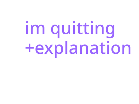 Quitting