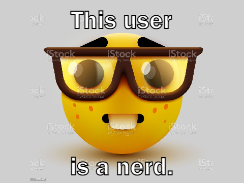 This user is a nerd.