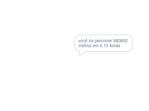 quilometragem por tempo