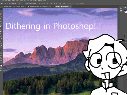 photoshop dither tutorial
