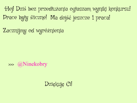 Wyniki!