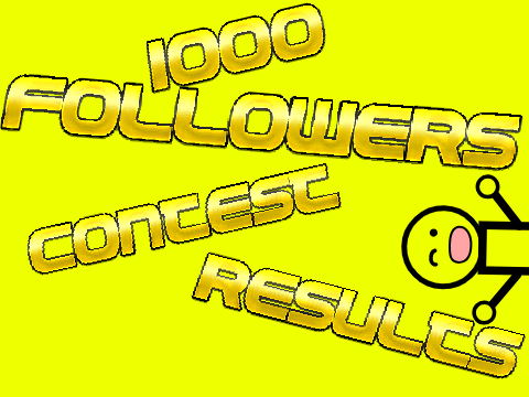 1000 followers contest results!