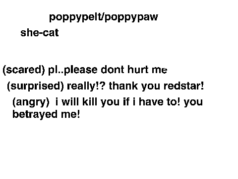 poppypelt's story voice actors needed ( open ) pt 1 of characters remix