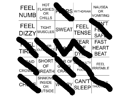 Anxiety Bingo… remix