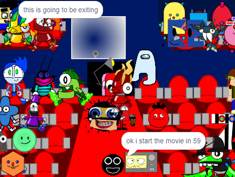Add yourself watching a movie!