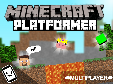  ☁ Minecraft || Multiplayer Scrolling Platformer | TinyDxde