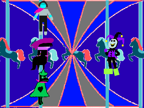 Jevil Pre-battle but NO BUDGET
