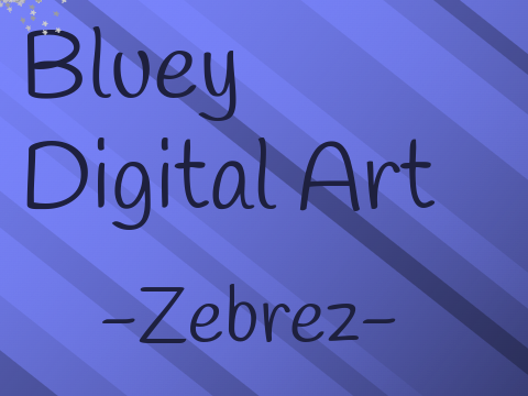 Bluey digital art