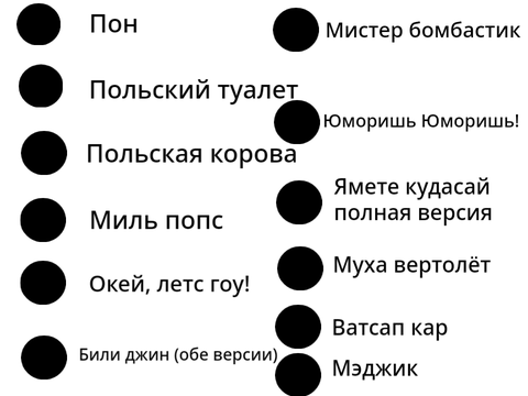 Мемные звуки, но моя версия
