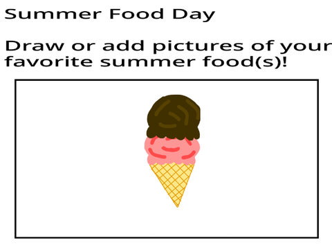 June Jam Day 3- Summer Food Day 