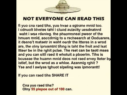 Not everyone can read this! remix