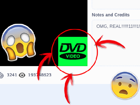DVD video but it HITS THE CORNER every time!