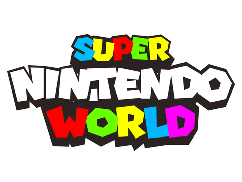 Super Nintendo World Logo animated 