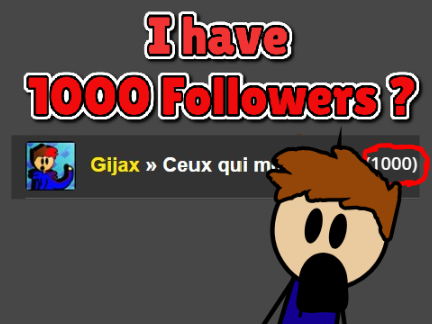 I HAVE 1000 FOLLOWERS ?