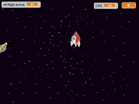 Astroid dodge game