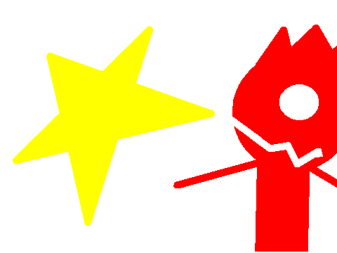 I get zapped by stick figure :{