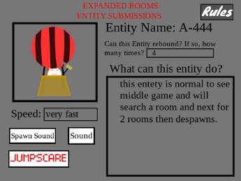 Expanded Rooms Entity SubmissionsA-444