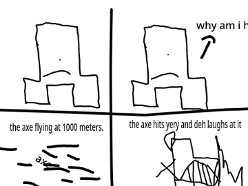 deh just sees yery die