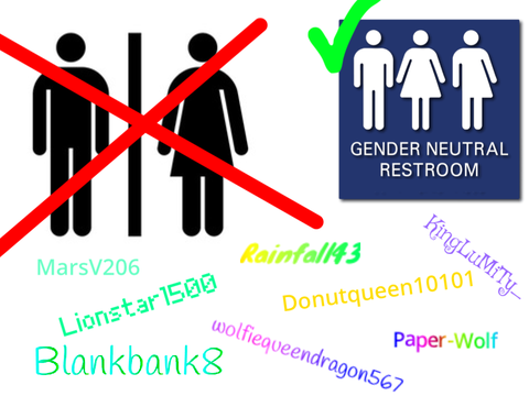WE NEED NON-BINARY BATHROOMS!!! REMIX!! [remix x4] remix remix REMIXXX remix remix