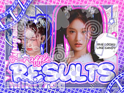 ♪ raffle ๋࣭ ⭑❤︎ results ☁︎‎‎‧₊˚ ☆