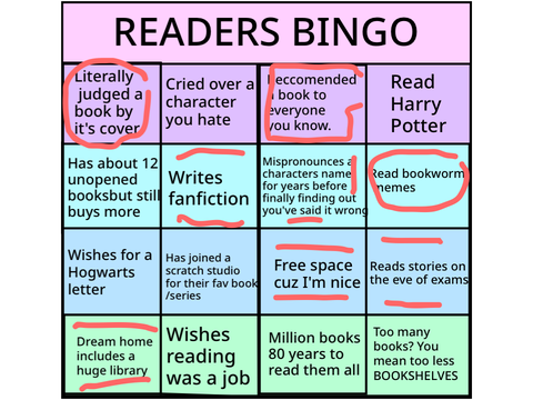 READERS BINGO remix