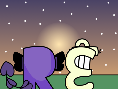 watching the sunset...