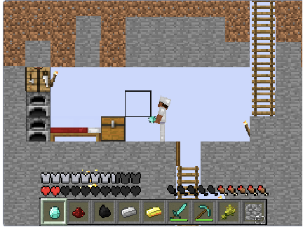 I Got All The Ores In Minecraft Made by Griffpatch!