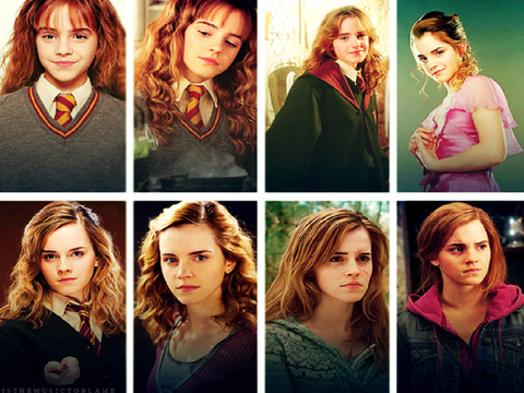 Hermione through the years