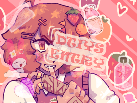 strawberry & orange smoothies . DTIYSE! CONGRATS ON 160 SPARK