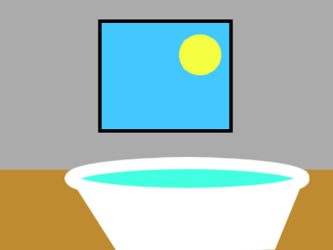 Throw sodium in water sim