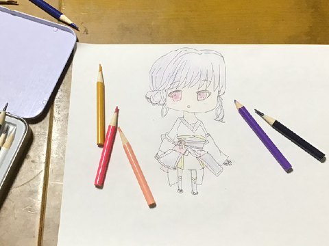 〈和音ゲームズ〉紫音描いてみた！