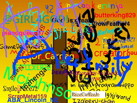 Sign Your Username if You Trust in Jesus