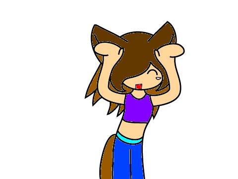 a coloring contest entry for caramelldansen