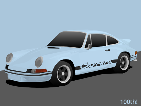 Porsche 911 Carrera RS 2.7-100th!