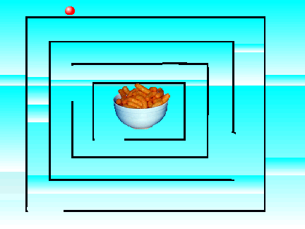 cheesy puffs maze 
